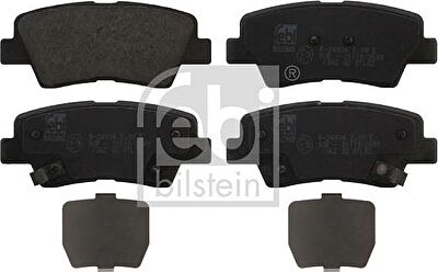 Febi 16799 комплект тормозных колодок, дисковый тормоз на HYUNDAI TUCSON (JM)