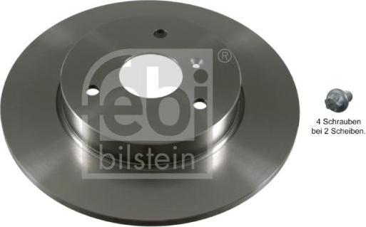 Febi 22345 тормозной диск на SMART FORTWO купе (451)