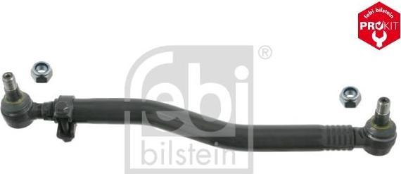 FEBI Продольная рулевая тяга с гайками RVI Magnum DXi 12/13 L=710mm (27485)