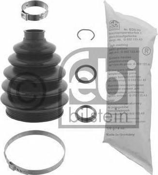 FEBI Пыльник ШРУСа внешний VAG A3/Golf V/Jetta III/PASSAT B6/Touran 1,6/2,0L 03-> (1K0498203, 29609)