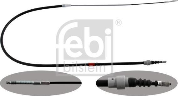 Febi 30761 трос, стояночная тормозная система на VW LUPO (6X1, 6E1)