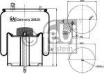 Febi 38829 кожух пневматической рессоры на RENAULT TRUCKS Premium 2