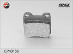 Fenox BP43158 комплект тормозных колодок, дисковый тормоз на OPEL VECTRA B (36_)