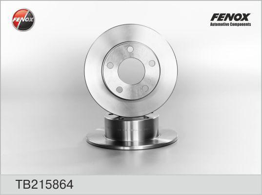 FENOX Диск тормозной (к-кт 2 шт., цена за 1 шт.) (TB215864)