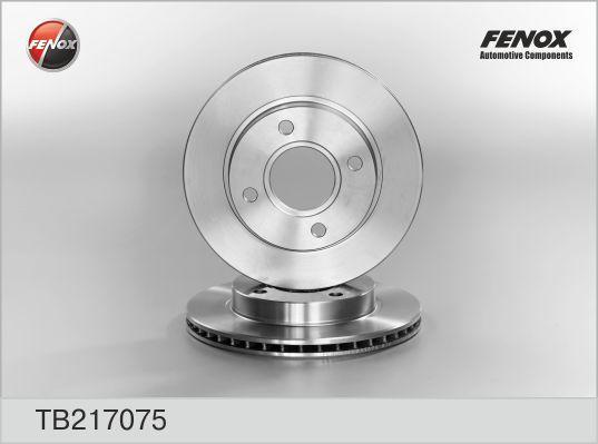FENOX Диск тормозной передний (к-кт 2 шт., цена за 1 шт.) (TB217075)
