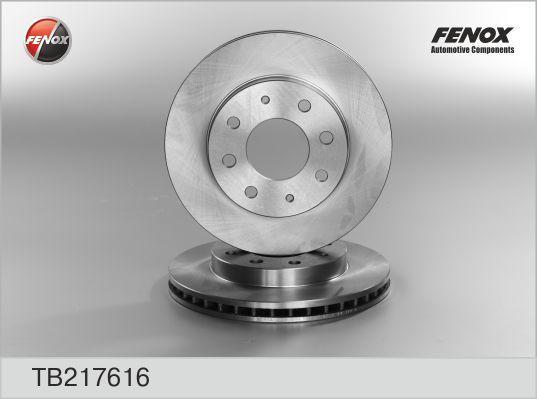 Fenox TB217616 тормозной диск на HYUNDAI SANTAMO