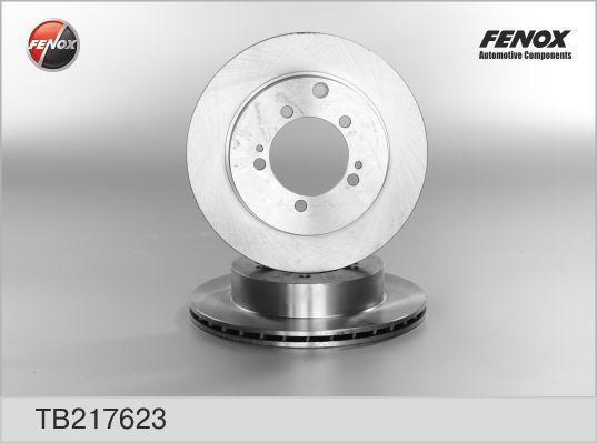 FENOX диск тормозной задний (к-кт 2 шт., цена за 1 шт.) (TB217623)
