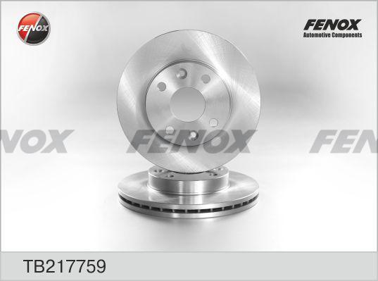 FENOX Диск тормозной передний (к-кт 2 шт., цена за 1 шт.) (TB217759)