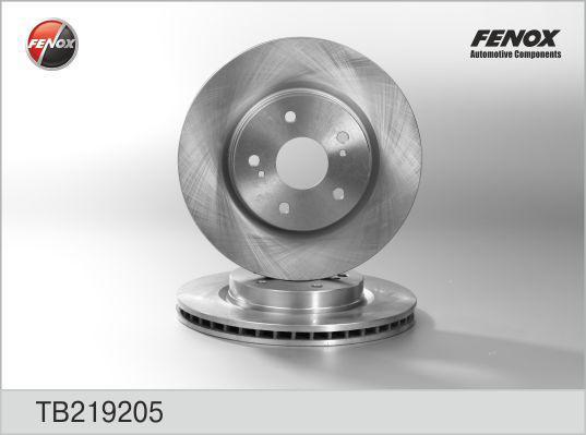FENOX Диск тормозной (к-кт 2 шт., цена за 1 шт.) (TB219205)