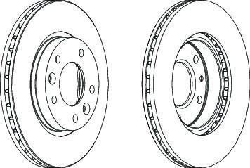 Ferodo DDF1146 тормозной диск на KIA CARNIVAL I (UP)