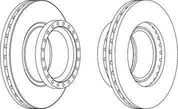 Ferodo FCR282A тормозной диск на BOVA Futura