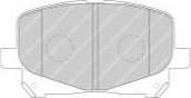 Ferodo FDB1752 комплект тормозных колодок, дисковый тормоз на TOYOTA PREVIA (MCR3_, ACR3_, CLR3_)