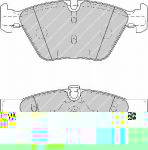 FERODO Колодки передние 5:F07/F10/F11 7:F02/F04 (34116763617, FDB1773)