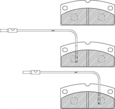 Ferodo FDB4013 комплект тормозных колодок, дисковый тормоз на LIGIER NOVA