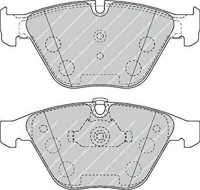 FERODO Колодки тормозные дисковые передние 3 E90/E91/X1 E84 (FDB4191)