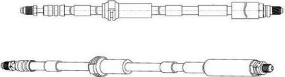 Ferodo FHY2742 тормозной шланг на FORD KA (RB_)