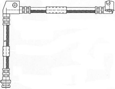 Ferodo FHY3207 тормозной шланг на NISSAN PRIMERA (P10)