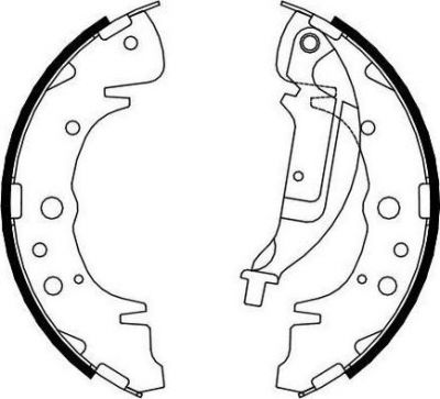 Ferodo FSB4084 комплект тормозных колодок на HYUNDAI SANTA FE I (SM)