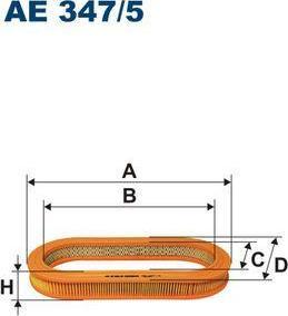 Filtron AE347/5 воздушный фильтр на ROVER MINI