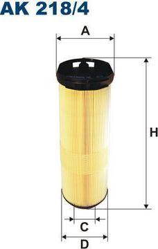 FILTRON Фильтр воздушный MB W203 200/220CDI (6460940204, AK218/4)