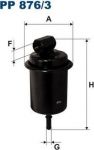 FILTRON Фильтр топливный Hyundai Atos (PP876/3)