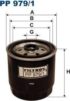 FILTRON Фильтр топливный Hyundai Accent II, Getz, Mat Hyundai Accent II, Getz, Matrix (PP9791)