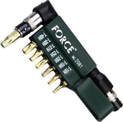FORCE 2081 Отвертка с битами TORX Т10Н-Т40Н 1/4 FORCE 2081 Отвертка с битами TORX Т10Н-Т40Н 1/4