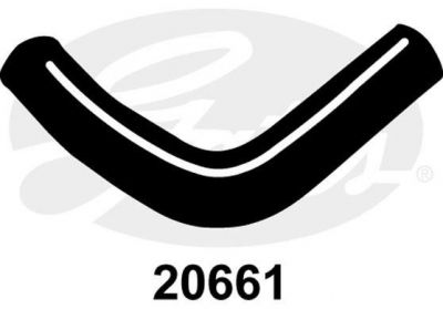 Gates 20661 шланг радиатора на TOYOTA YARIS VERSO (_NLP2_, _NCP2_)