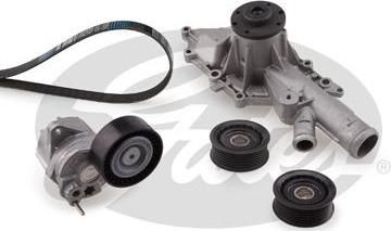 Gates KP26PK2260-2 водяной насос + комплект ручейковых ремней на MERCEDES-BENZ VITO автобус (W639)