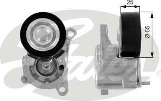 GATES Ролик натяжения генератора CITROEN (T38206)