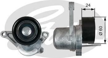 Gates T39274 натяжной ролик, поликлиновой ремень на NISSAN X-TRAIL (T31)