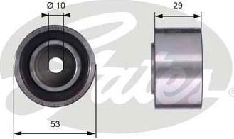 Gates T42059 паразитный / ведущий ролик, зубчатый ремень на ALFA ROMEO 159 (939)