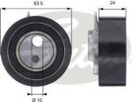 Gates T43049 паразитный / ведущий ролик, зубчатый ремень на VW LT 28-46 II фургон (2DA, 2DD, 2DH)