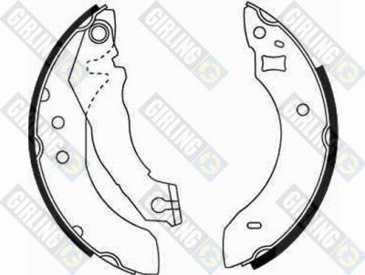 Girling 5161511 комплект тормозных колодок на FORD ESCORT III (GAA)