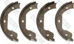 GIRLING Колодки стояночного тормоза VW Touareg T-5 X3 X5 E60 E61 E65 E66 185x30mm 34411165546 (7L6698525, 5184782)
