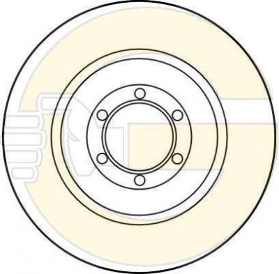 Girling 6017154 тормозной диск на ALFA ROMEO 90 (162)
