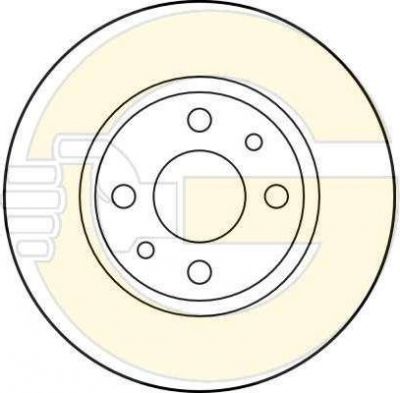 Girling 6017883 тормозной диск на FIAT CROMA (154)
