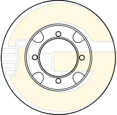 Girling 6025893 тормозной диск на MAZDA 626 II (GC)