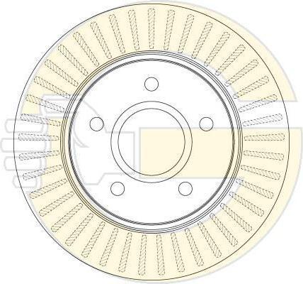 Girling 6062535 тормозной диск на FIAT FREEMONT (JC_, JF_)