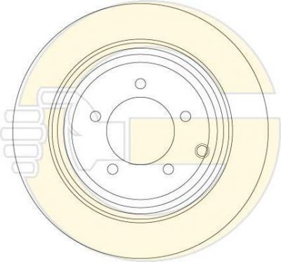 Girling 6063264 тормозной диск на DODGE CALIBER