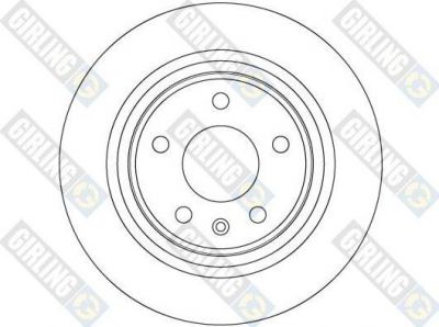 Girling 6063704 тормозной диск на CHEVROLET CRUZE Station Wagon (J308)