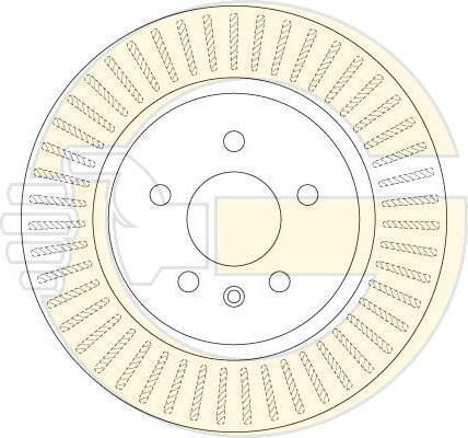 GIRLING Диск тормозной OPEL ZAFIRA 11- R17 задний D=315мм. (6063712)
