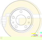 Girling 6064123 тормозной диск на IVECO DAILY III c бортовой платформой/ходовая часть