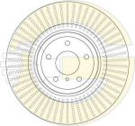 Girling 6064985 тормозной диск на NISSAN 370 Z (Z34)