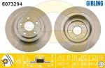 Girling 6073294 Диск тормозной SUBARU FORESTER 97-/LEGACY 98-03/OUTBACK 00-09 задний D=290мм.