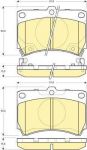 Girling 6132069 комплект тормозных колодок, дисковый тормоз на KIA RIO универсал (DC)