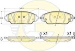 GIRLING Колодки тормозные дисковые 6135796 (6135796)