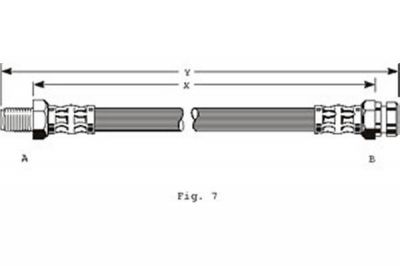 Girling 9002242 тормозной шланг на FIAT UNO (146A/E)