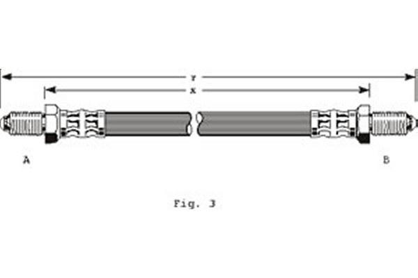 Girling 9003147 тормозной шланг на FORD TAUNUS '80 (GBS, GBNS)