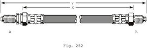Girling 9003280 тормозной шланг на FORD FIESTA IV (JA_, JB_)